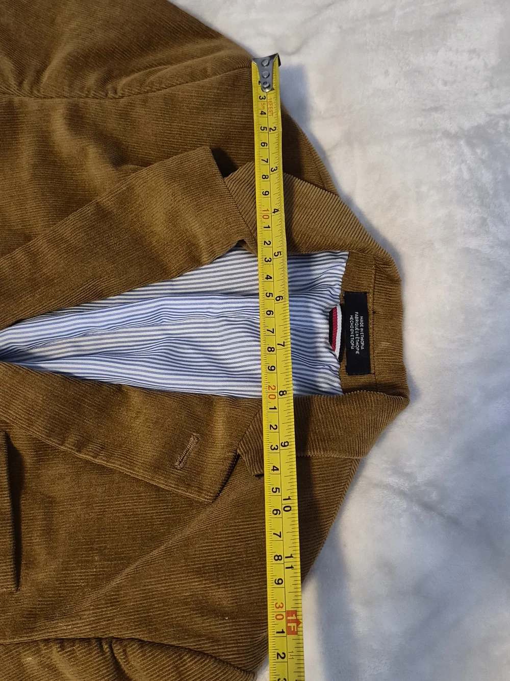 Tommy Hilfiger Brown Corduroy Kids Blazer